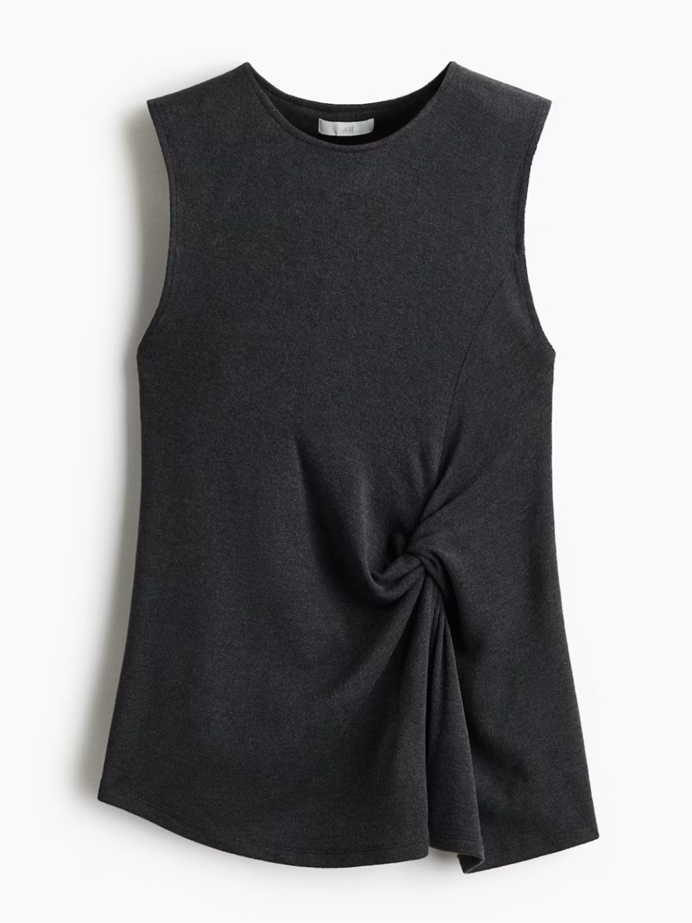 Sleeveless Twist-Front Top